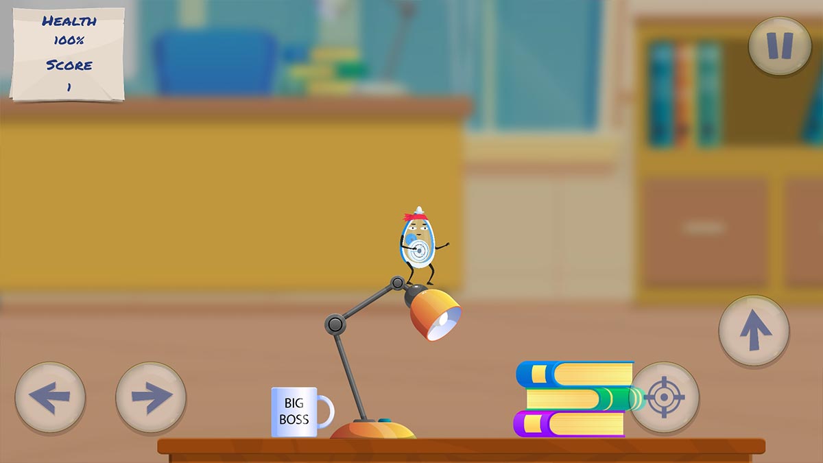 Tape first level screenshots.