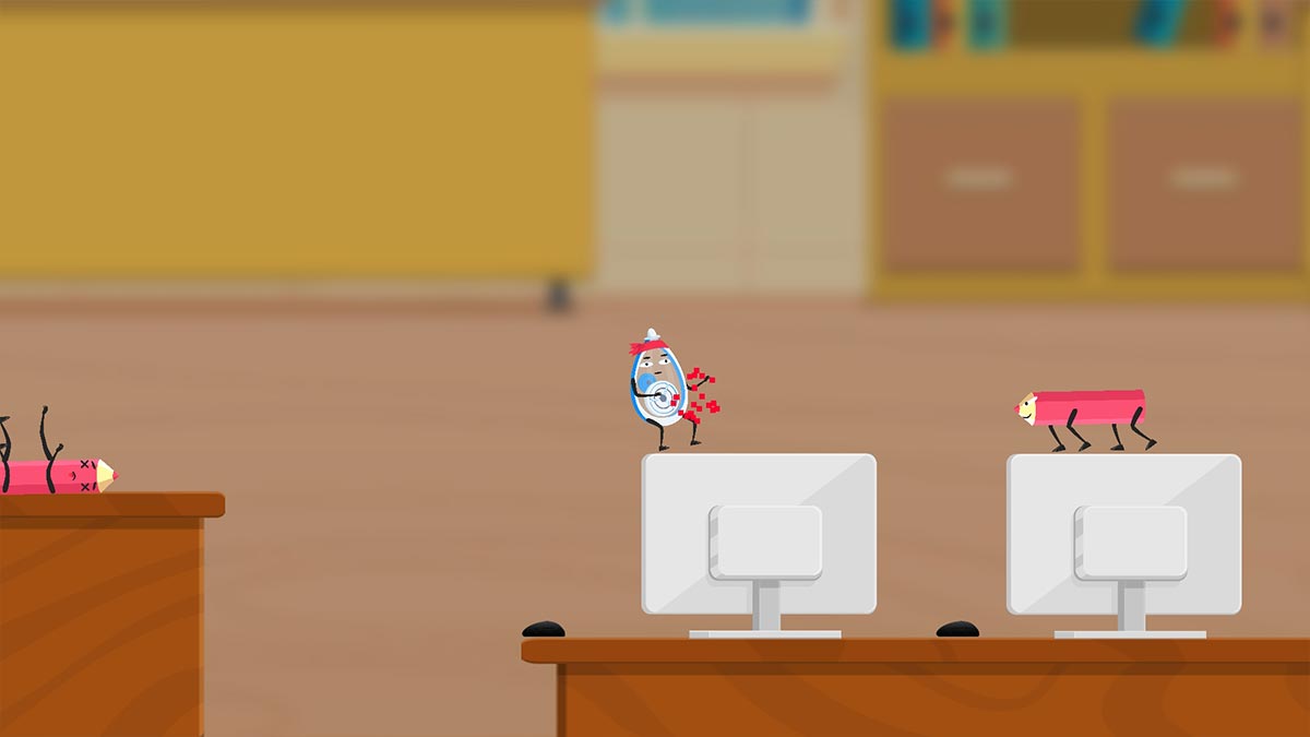 Tape first level screenshots. Enemies